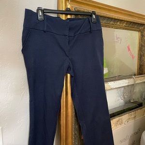 Maurice’s size 5/6 Capri dress pants blue textured.